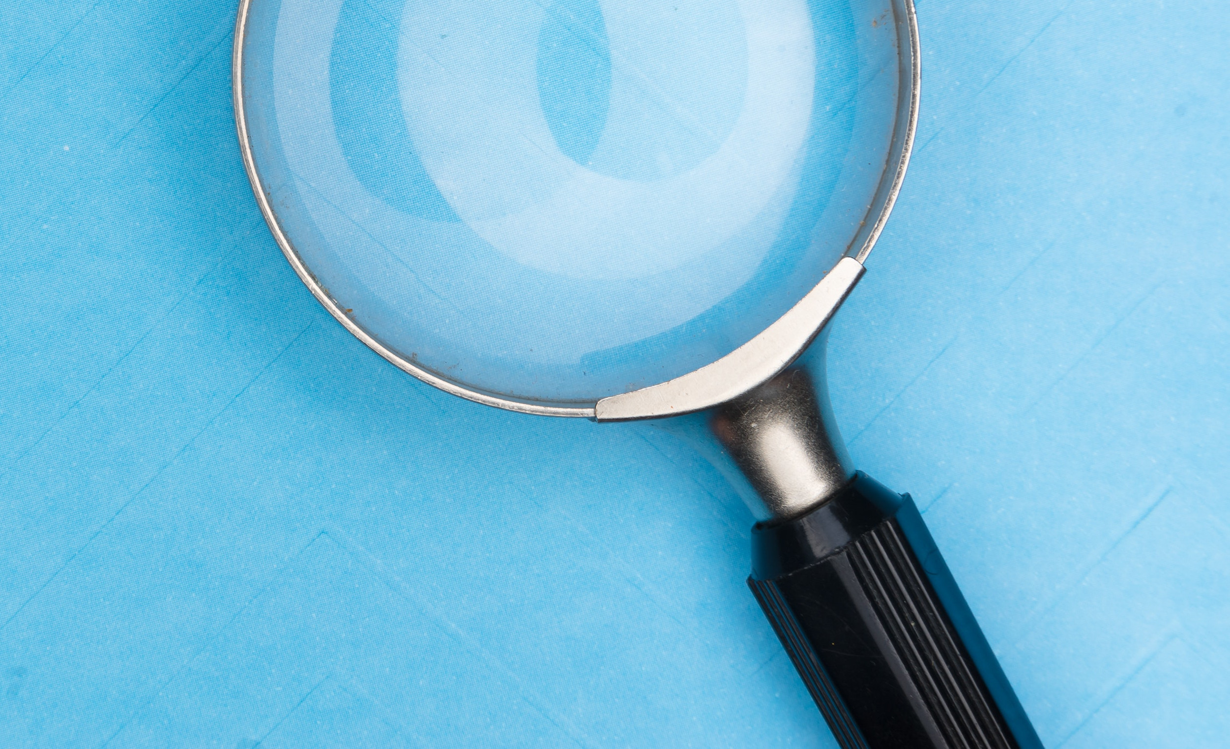 Magnifying glass illustration