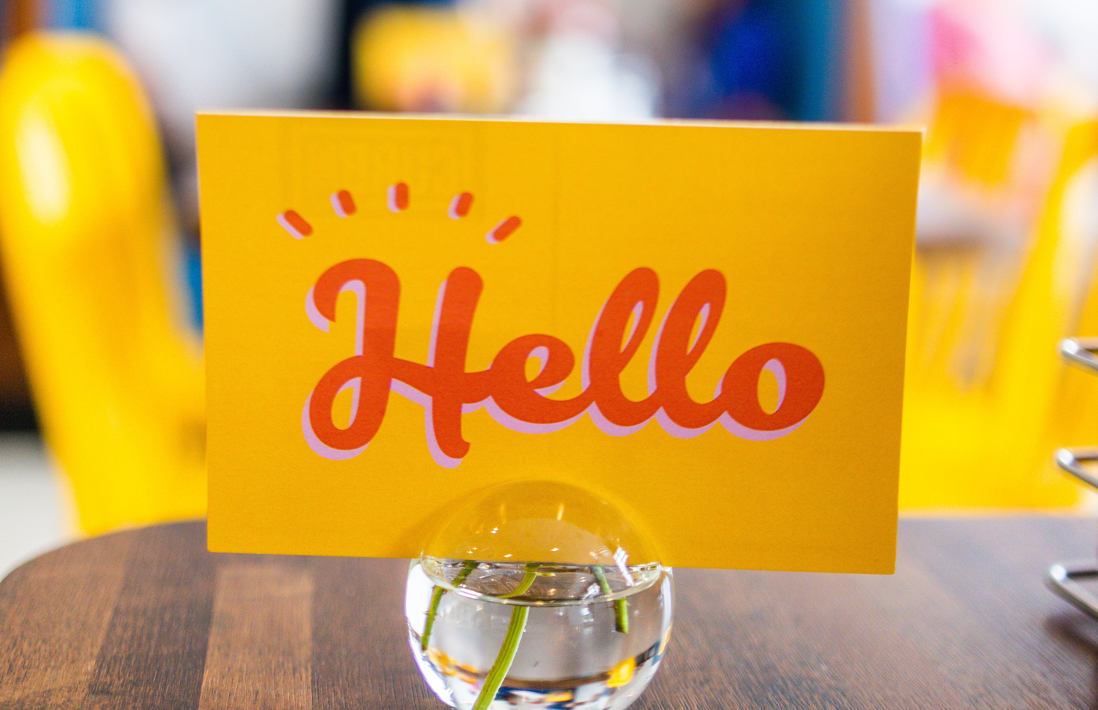 Hello illustration
