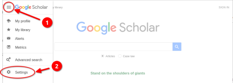 Google Scholar screenshot