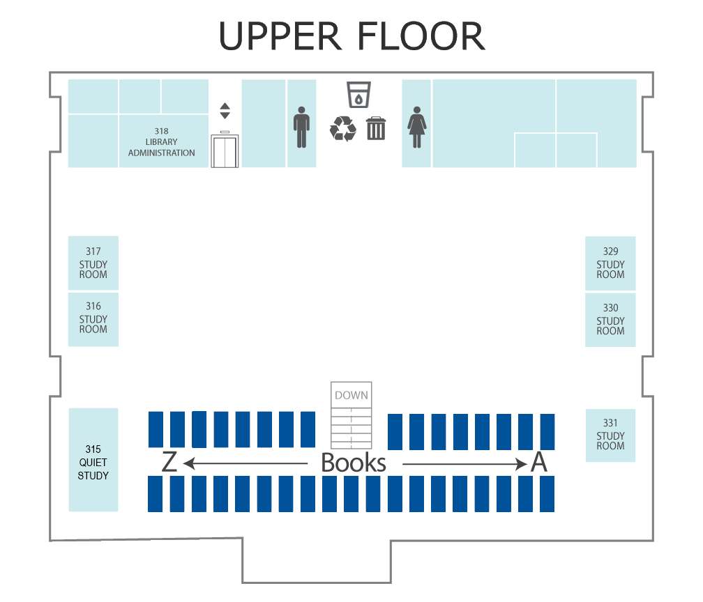 Upper floor map